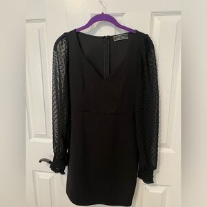 Blue blush mini dress. Size small stretchy material